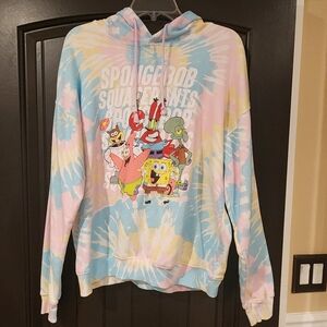 Sponge Bob Square Pants Hoodie, Size L Juniors